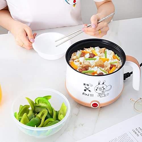 Mini Rice Cooker 1.8L Non-stick Double-layer Portable Multi-function
