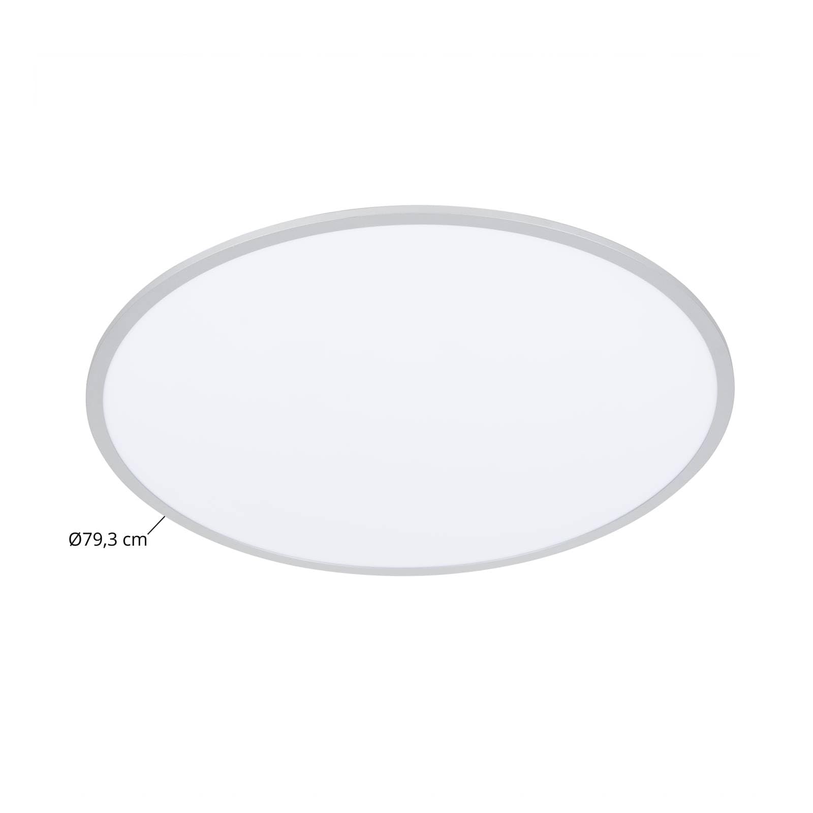 Lindby LED Deckenleuchte Narima (Modern) in Alu (1 flammig,) - Lampe Deckenlampe Küchenleuchte