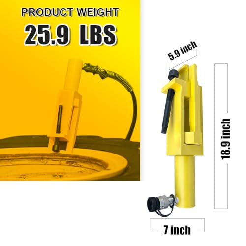 Image of Hydraulic Bead Breaker 10000 PSI - Hydraulic Tire Bead Breaker for 5 Piece Wheels with Bead Loosening Pockets