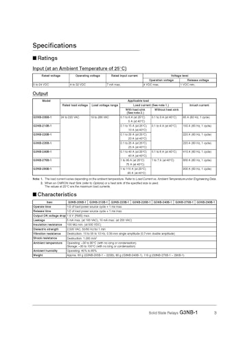 Relais G3NB-240B-1 commutation silencieuse 40A pour circuits haute performance