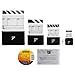 Filmsticks Professional All Weather Clapperboard Kits for Motion Picture & TV Production (Medium)