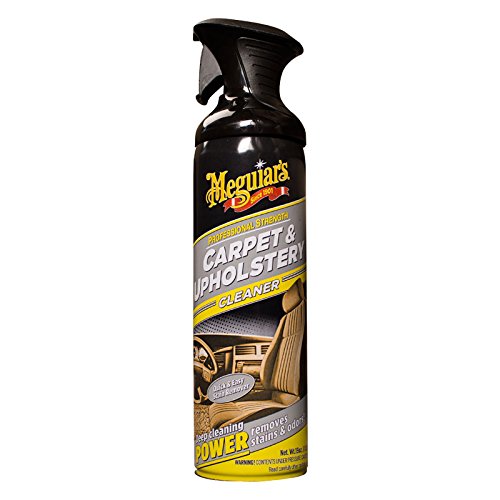 Meguiar’s Carpet & Upholstery Cleaner – Deep Cleaning Power Removes Stains and Odors – G9719, 19 oz