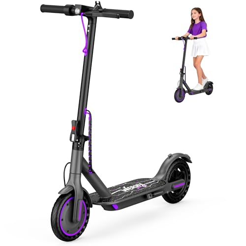 Image of WERHY Electric Scooter, 500W /350W Powerful Motor & 19MPH Top Speed, 16 /25 /27 Miles Range, Folding E Scooter with Dual Braking for Teens and Adults