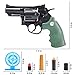 Shell Ejection Soft Bullet Toy Revolver with Two Types of Foam Darts 36, 6 Targets, Realistic Toy Gifts (Green)