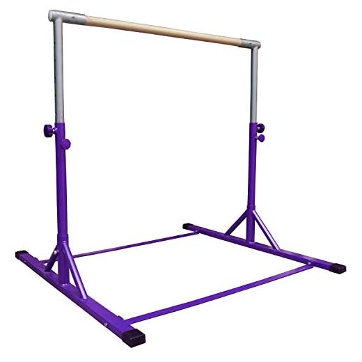 Z ATHLETIC Gymnastics Expandable Kip Bar (Purple)