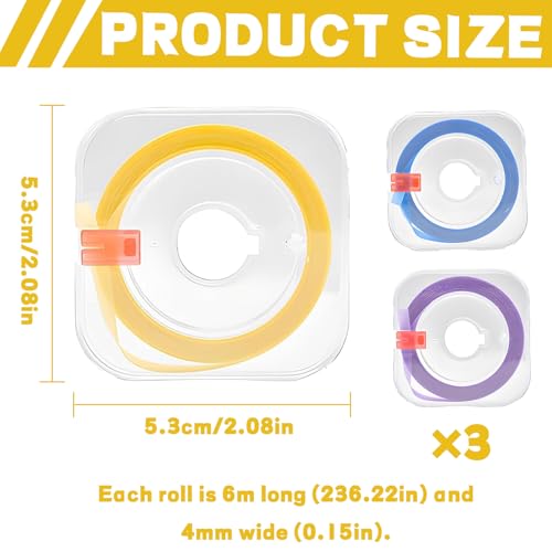 3 FüR Die LüCke Zwischen Gerollten ZäHnen Zahnschleifpapier,GefäRbten Zahn Schleifpapier,Zahnschleifpapier FüR Enge ZwischenräUme,ZäHnen ZäHne Polieren,Zahnzwischenraum Mit Zahnpolitur 4 Mm X 6 M)