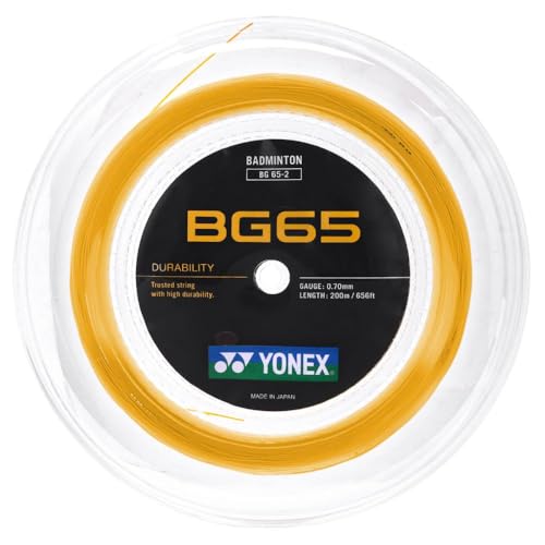 YONEX Orange Badminton Reel BG-65 (200 MTS), Unisex Adults, EU