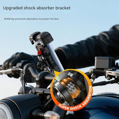 Support telephone moto anti vibration super stable guidon - 4