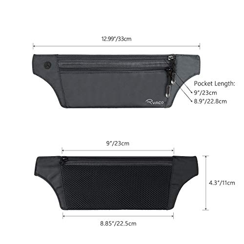 Image of Ryaco Travel Money Belt, Slim RFID‑Blocking Hidden Waist Pouch