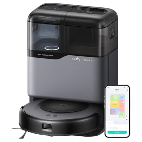 eufy Omni C20 Robot Vacuum with Mop Cover