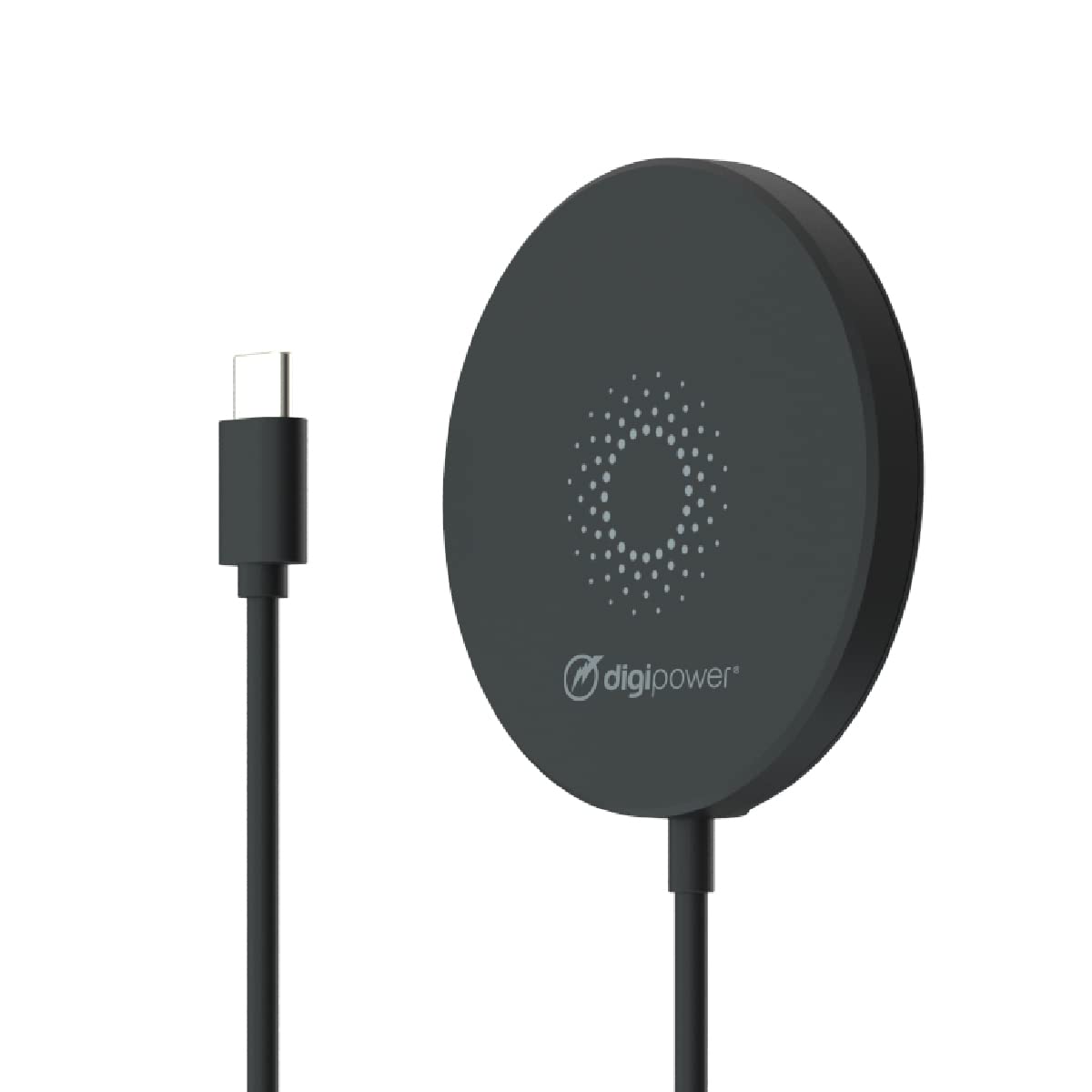 DigiPower15W Magnetic Charger for iPhone - Magsafe Wireless Charger - Compatible with all iPhones Series 12 & 13 - Phone Charging Pad for Fast Charging