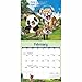 Carousel Calendars, Animal Antics 2026 Mini Wall Calendar, 7'' X 7'', 16-Month Calendar with Stapled Binding
