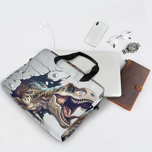 ALAZA funda para laptop con diseño 3D T-rex miniatura 7