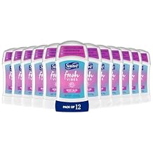 Suave Fresh Vibes Deodorant Stick Berry Bliss Aluminum Free 48 Hour Deodorant Protection Dermatologist Tested Body Deodorant 1.2 OZPack of 12