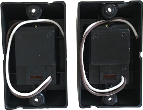 Image of MAXXHAUL 50929 2x3 inch Square Rectangular Side Marker LED Clearance Light with Reflector for Utility Boat Trailer RV Truck DOT Compliant Waterproof & Submersible - 6 Pieces