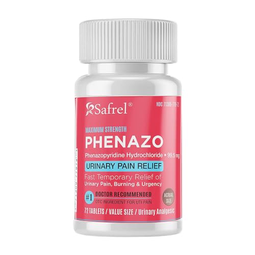 Safrel Urinary Pain Relief - 72 Tablets