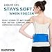 Pain Relief Ice Pack with Strap for Hot & Cold Therapy, Microwave Heat Pad for Back Shoulder, Neck, Waist, Calves and Hip