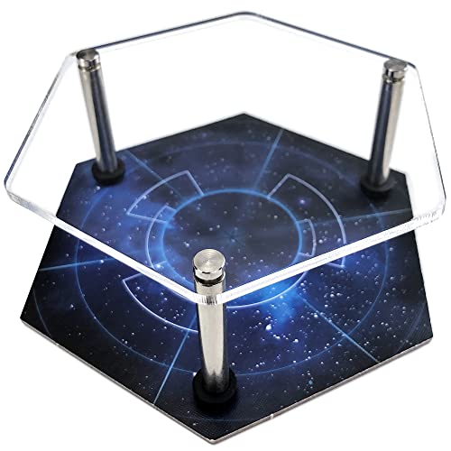 Fleet Stands | 6pc 93mm | Steel Legs & Rubber Feet | Compatible with Twilight Imperium 4, TI4 Codex, , Eclipse: 2nd Dawn for The Galaxy