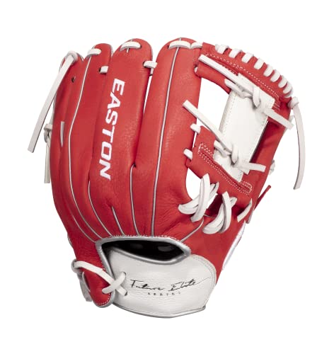 Easton | FUTURE ELITE Baseball Glove | 11" | I-Web | Left Hand Throw | Red/White - image 4