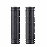 2 Pcs Bicycle Handle Grips,Ecofriendly Durable Rubber Bike Grips Handlebar,Used for Mountain Bike Grips,Foldable Bike,Racing Bike,Motorcycle,Black