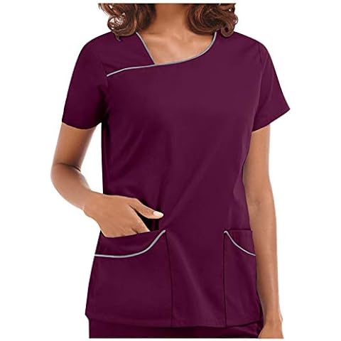 Blusas de Verano para Trabajos Sanitarios YOGALULU Cover