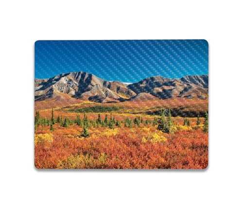 Image of MightySkins Carbon Fiber Skin Compatible with Microsoft Surface Laptop Go 3 (2023) Full Wrap Kit - Denali Dreams | Protective, Durable Textured Carbon Fiber Finish | Made in The USA