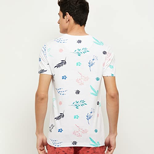 Image of Max Men's Solid Regular Fit Tshirt