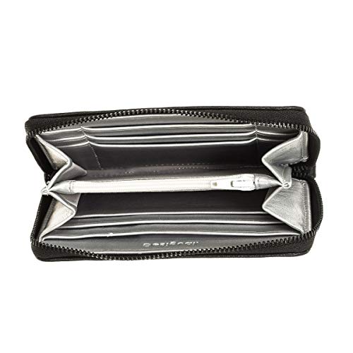 Desigual Mone_Azabache Mini Zip, Negro #TOP3