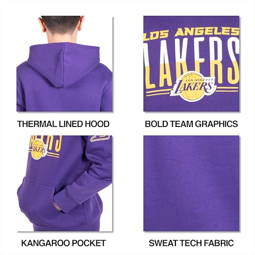 Sudadera NBA para niños con capucha sudadera juvenil Ultra Game suave 5