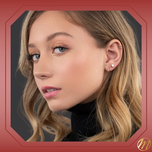 14k Yellow Gold Button Round Stud Earrings Girls Women Babies4