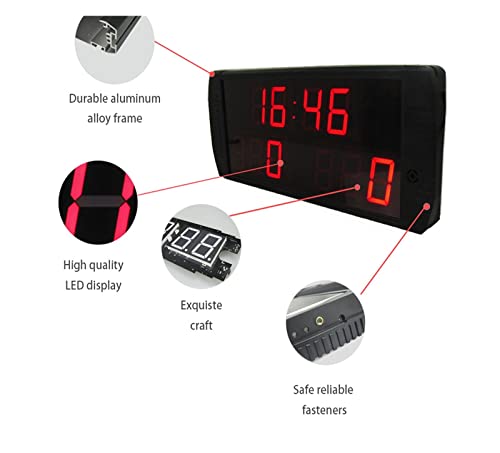 Marcador electrónico digital LED para interiores miniatura 4