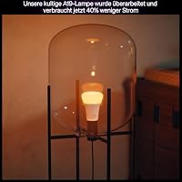 Philips Hue Smart LED A60 Lampe, White Ambiance, LED Leuchmittel mit E27 Fassung, 8,1W, Vollspektrumlicht 1000K-20000K, 1100 Lumen, dimmbar, smartes Licht kompatibel mit Sprachassistenten, 1er Pack – Ansicht 6