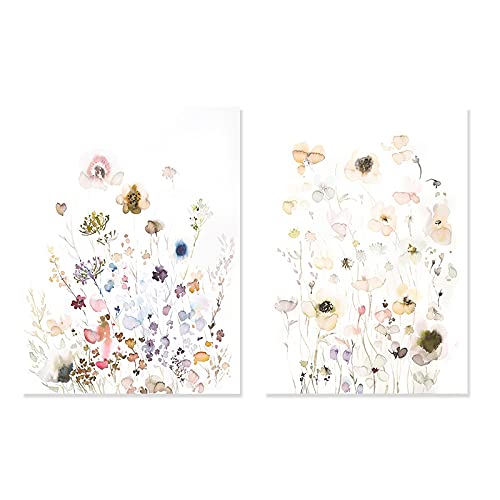 Toile peinture moderne au rendu premium, affiches florales d'art mural 50x70cm pour maison