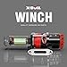 X-BULL 12V Cuerda Sintético Cabestrantes Eléctricos 4500LBS/2041KG Electric Winch 10 meters Wireless...