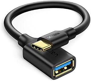 UGREEN USB C Adapter OTG Cable Type C Male to USB 3.0 A Female Compatible with Thunderbolt 3, MacBook, iPad Pro, iPad Air 4, Galaxy S22 Tab S6, Huawei P50, Dell XPS 13