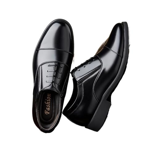 Spring and Autumn Business Three-Section Leather Shoes Baita Business Slip-on Leather Shoes Oxfords(7.5)3