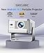 Imagen de SIECUBIC Mini Proyector Portatil 4K Full HD 1080P