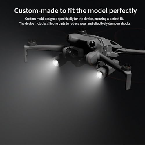 LICHIFIT Mini4 Pro drone szperacz lampka nocna do DJI Mini 4 Pro akumulator podwójne światło obrót o 360° wiele trybów nocne światło lotnicze