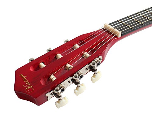 Vizcaya Kids Beginner 31” Classical Acoustic Guitar 1/4 Size Nylon Strings 30" Classical Guitar With Gig Bag, Strap, Picks, Pick Holder, Extra Strings, Electronic Tuner For Students, Adults-Natural #TOP5