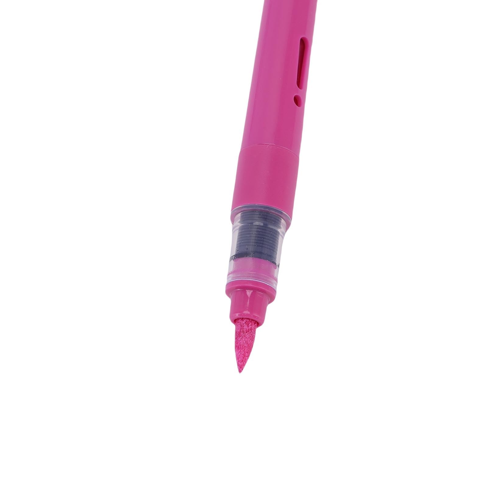 Markery z końcówką pędzla Kuuleyn, marker z farbą w 60 kolorach, wielofunkcyjny przenośny długopis akrylowy Direct Liquid do szczegółowej grafiki żywe rękodzieło proste