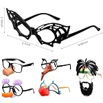 Sumind 6 Pairs Funny Glasses for Adults Disguise Sunglasses Novelty Glasses for Photo Booth Props Costume Party Favors - Image 3