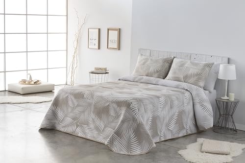 Vialman Lightweight Bouti Couvre-lit Taupe 250x270 cm