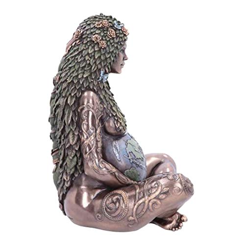 LEFUYAN Estátua de mãe terra, estatueta de mãe de Gaia Terra, enfeite de jardim, coleção de decoraçã