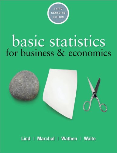 Basic Statistics for Business and Economics (Third Canadian Edition ...