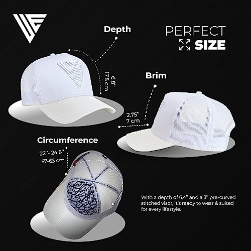 Image of Urban Effort Trucker Hat for Men - Mesh Back Baseball Cap, 5 Panel Snapback Hats for Men and Women