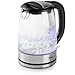 Produktbild DOMO DO9266WK Wasserkocher - mit blauer LED-Beleuchtung - 1,7 L - Glas