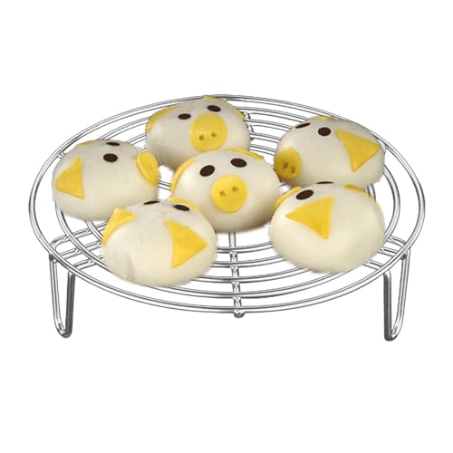 Inserto de cocción al vapor para olla, parrilla de cocción al vapor - Soporte de cocción al vapor multifuncional de acero inoxidable,Soporte para parrilla de albóndigas, parrilla de enfriamiento