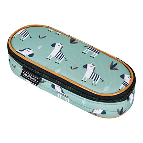 Herlitz Unisex Kinder Pencil Case Faulenzer, Crazy Zebra, Kindergepäck