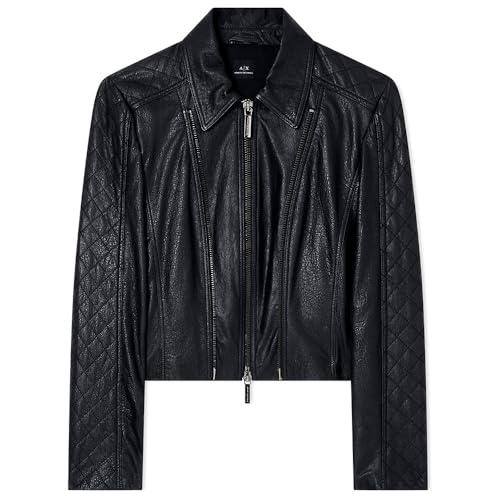 Armani Exchange Women's Leather Jacket3