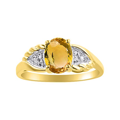 Bague ailes de diamant et citrine en or jaune : éclat luxueux d'un bijou d'exception